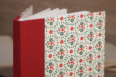 Preview: Notizbuch rot grün